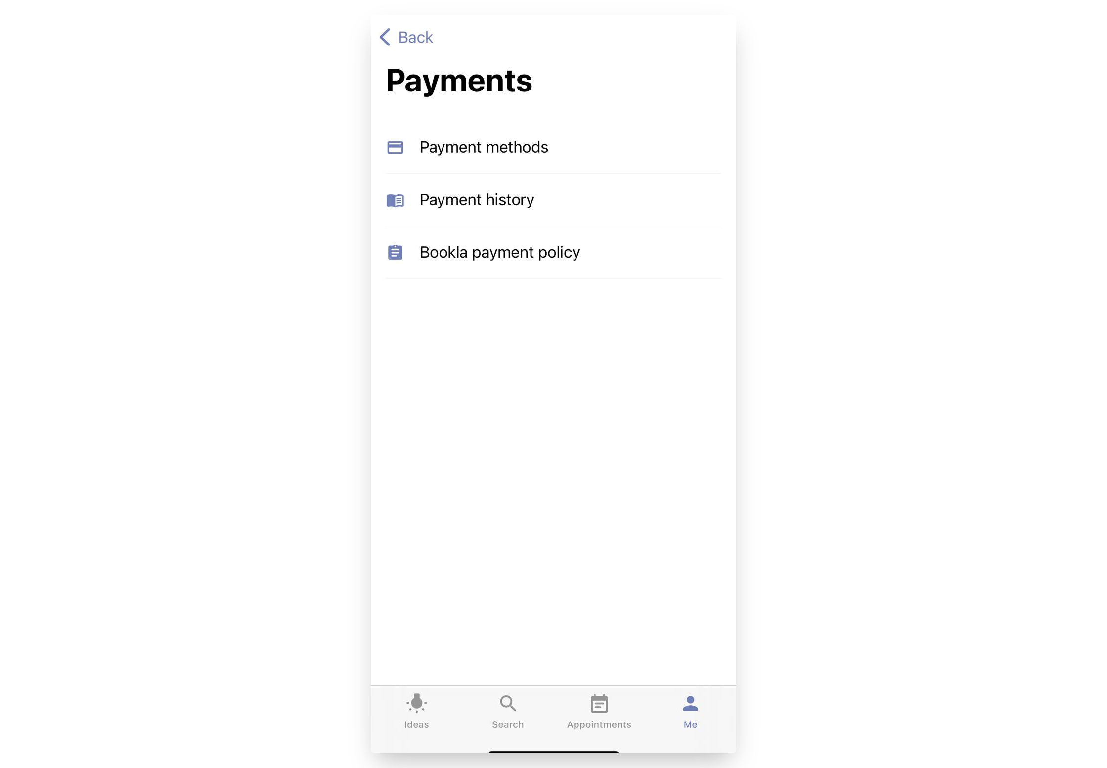 payment history