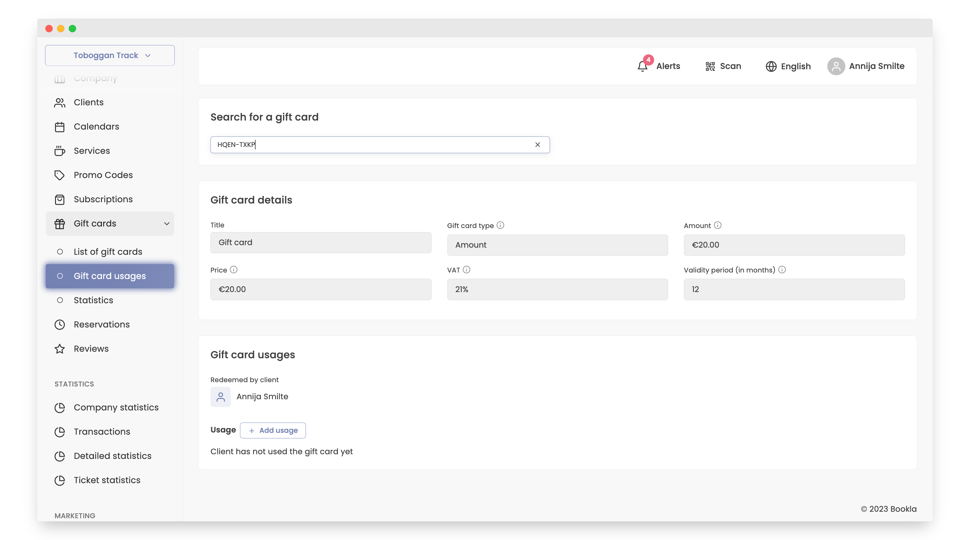 search the gift card