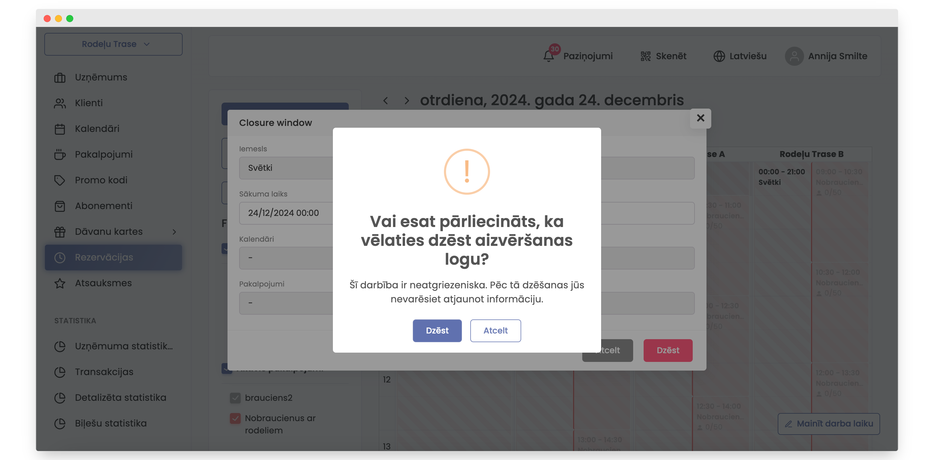 delete closure window