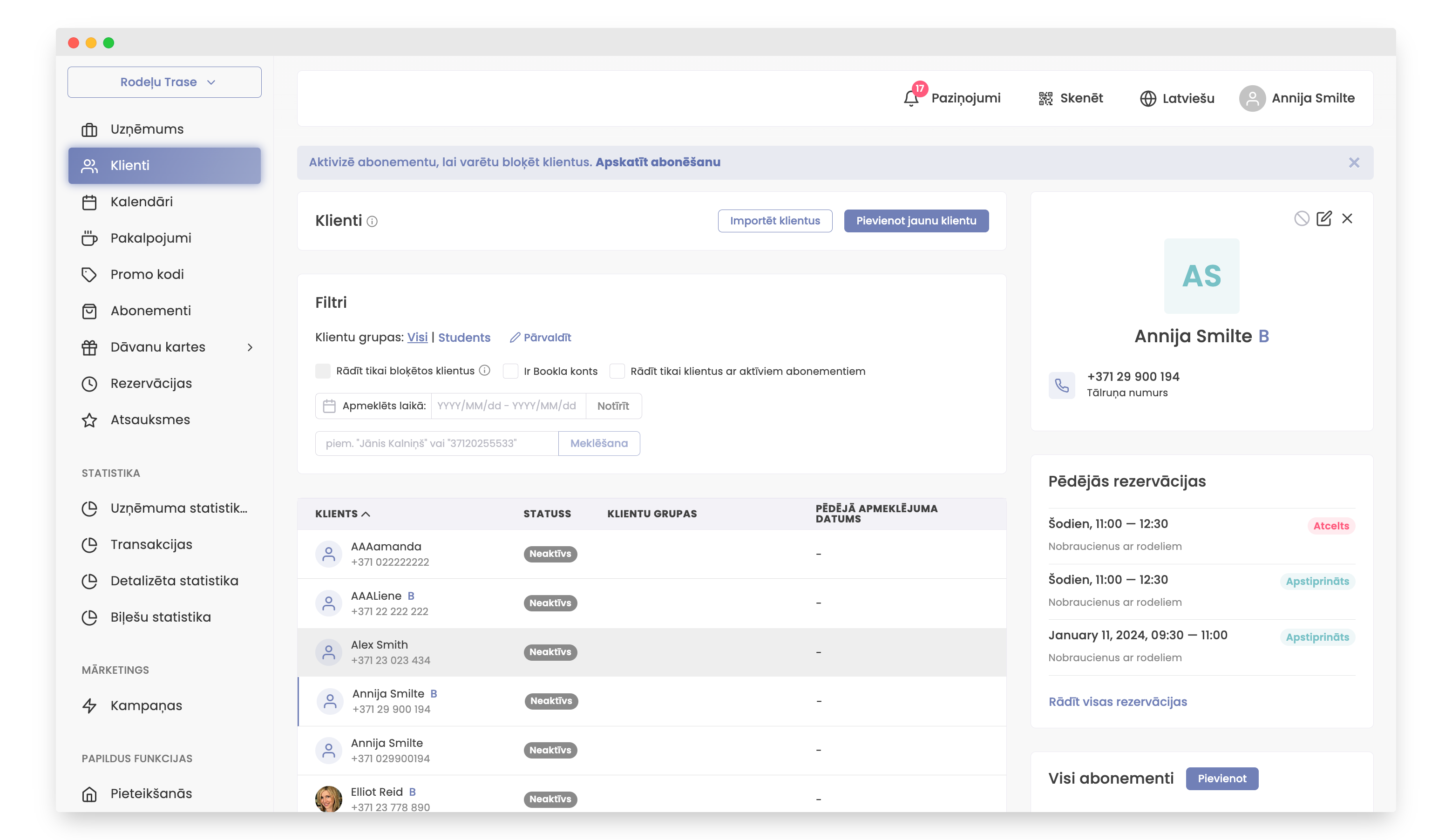 Pēdējās rezervācijas